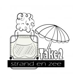 Logo # 687733 voor logo ontwerp strand ligbed met parasol en achterkant hoofd met krullen wedstrijd