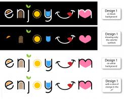 Logo design # 338516 for Logo Enjoyum. A fun, innovate and tasty food company. contest