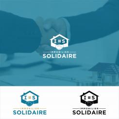 Logo design # 1169208 for Logo for  Immobilier Solidaire    The real estate agency that supports those who need it contest