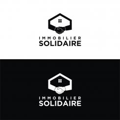 Logo design # 1169016 for Logo for  Immobilier Solidaire    The real estate agency that supports those who need it contest