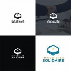 Logo design # 1169032 for Logo for  Immobilier Solidaire    The real estate agency that supports those who need it contest