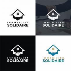 Logo design # 1169037 for Logo for  Immobilier Solidaire    The real estate agency that supports those who need it contest