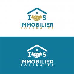 Logo design # 1168984 for Logo for  Immobilier Solidaire    The real estate agency that supports those who need it contest