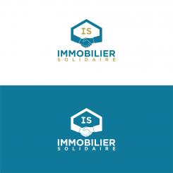 Logo design # 1168989 for Logo for  Immobilier Solidaire    The real estate agency that supports those who need it contest