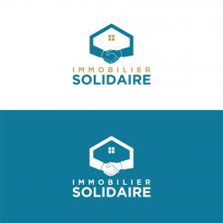 Logo design # 1169000 for Logo for  Immobilier Solidaire    The real estate agency that supports those who need it contest
