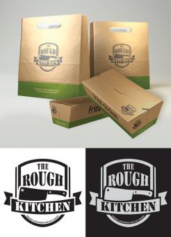 Logo # 381996 voor Logo stoer streetfood concept: The Rough Kitchen wedstrijd