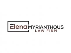 Logo design # 830232 for E Myrianthous Law Firm  contest