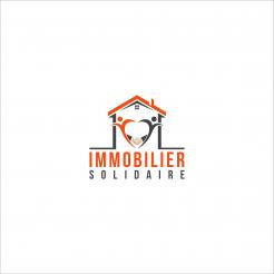 Logo design # 1169828 for Logo for  Immobilier Solidaire    The real estate agency that supports those who need it contest