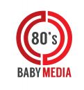 Logo design # 584081 for Create a vintage, retro, media related logo for 80's Baby Media contest