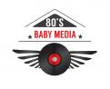 Logo design # 583989 for Create a vintage, retro, media related logo for 80's Baby Media contest