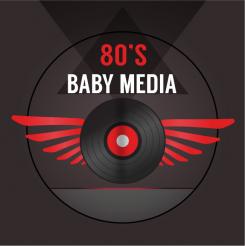 Logo design # 583999 for Create a vintage, retro, media related logo for 80's Baby Media contest