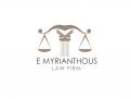 Logo design # 830342 for E Myrianthous Law Firm  contest