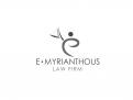 Logo design # 830343 for E Myrianthous Law Firm  contest