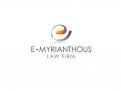 Logo design # 830360 for E Myrianthous Law Firm  contest