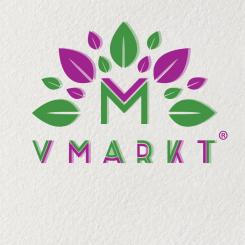 Logo design # 683636 for Logo for vegan webshop: Vmarkt contest