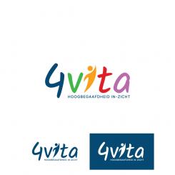Logo # 1212294 voor 4Vita begeleidt hoogbegaafde kinderen  hun ouders en scholen wedstrijd