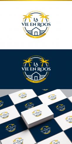 Logo design # 1140837 for Design a romantic  grafic logo for B B La Vie en Roos contest