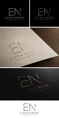 Logo # 1038428 voor Create a new aesthetic logo for Elena Nikora  micro pigmentation specialist wedstrijd
