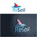 Logo design # 587038 for Logo for RESAIL. A company active in 2e hand sailingboats in Europe. contest