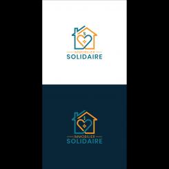 Logo design # 1169987 for Logo for  Immobilier Solidaire    The real estate agency that supports those who need it contest