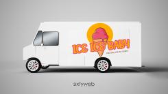 Logo design # 1092465 for Logo for an oldtimer ice cream van foodtruck contest