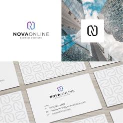 Logo # 984666 voor Logo for Nova Online   Slogan  We create new business wedstrijd