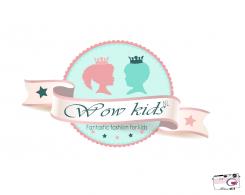Logo design # 385846 for Design a logo for our new name: WOW kids - a online shop with magical and radiant clothes for happy kids contest