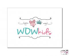 Logo design # 384973 for Design a logo for our new name: WOW kids - a online shop with magical and radiant clothes for happy kids contest