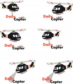 Logo # 300839 voor Logo + Mascotte voor Dailycopter wedstrijd