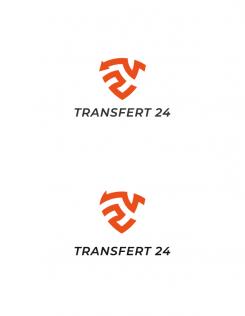 Logo design # 1162026 for creation of a logo for a textile transfer manufacturer TRANSFERT24 contest