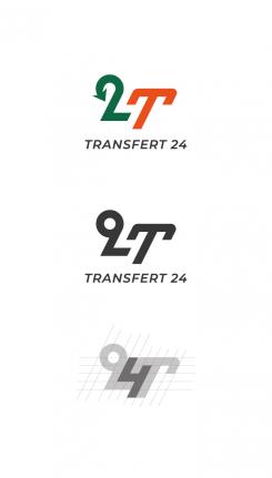Logo design # 1161535 for creation of a logo for a textile transfer manufacturer TRANSFERT24 contest