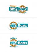 Logo design # 1048698 for Design an original logo for our new BBQ Donuts firm Happy BBQ Boats contest