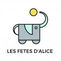 Logo design # 611841 for LES FETES D'ALICE - kids animation :-) contest