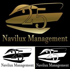 Logo design # 1052454 for 25 th birthday of the shipping company Navilux contest