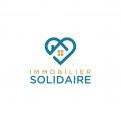 Logo design # 1169528 for Logo for  Immobilier Solidaire    The real estate agency that supports those who need it contest