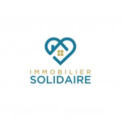 Logo design # 1169528 for Logo for  Immobilier Solidaire    The real estate agency that supports those who need it contest