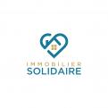 Logo design # 1169532 for Logo for  Immobilier Solidaire    The real estate agency that supports those who need it contest