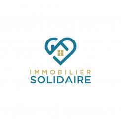 Logo design # 1169532 for Logo for  Immobilier Solidaire    The real estate agency that supports those who need it contest