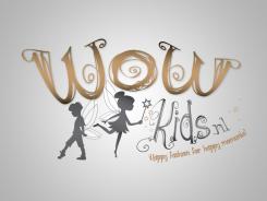 Logo design # 386823 for Design a logo for our new name: WOW kids - a online shop with magical and radiant clothes for happy kids contest