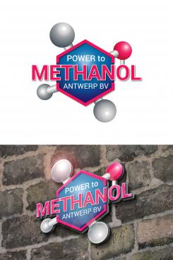 Logo design # 1088898 for Company logo for consortium of 7 players who will be building a  Power to methanol  demonstration plant for their legal entity  Power to Methanol Antwerp BV  contest