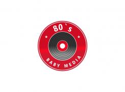 Logo design # 582209 for Create a vintage, retro, media related logo for 80's Baby Media contest