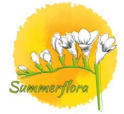 Logo # 225234 voor Ontwerp een catchy logo voor een bloemenimporteur!  naam: SUMMERFLORA wedstrijd