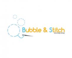 Logo design # 175792 for LOGO FOR A NEW AND TRENDY CHAIN OF DRY CLEAN AND LAUNDRY SHOPS - BUBBEL & STITCH contest