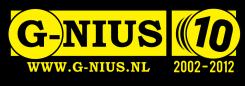 Logo # 46691 voor G-nius 10 jarig jubileum (2002 - 2012) wedstrijd