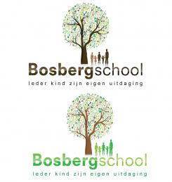 Logo # 200660 voor Ontwerp een vernieuwend logo voor de Bosbergschool Hollandsche Rading (Basisschool) wedstrijd