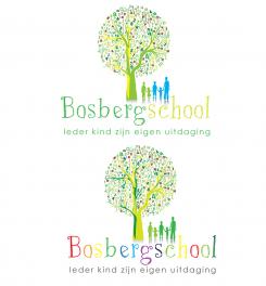 Logo # 204403 voor Ontwerp een vernieuwend logo voor de Bosbergschool Hollandsche Rading (Basisschool) wedstrijd