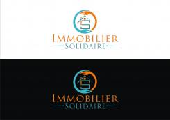Logo design # 1168336 for Logo for  Immobilier Solidaire    The real estate agency that supports those who need it contest