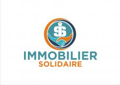 Logo design # 1168271 for Logo for  Immobilier Solidaire    The real estate agency that supports those who need it contest