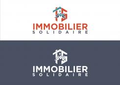 Logo design # 1168793 for Logo for  Immobilier Solidaire    The real estate agency that supports those who need it contest
