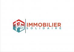 Logo design # 1168794 for Logo for  Immobilier Solidaire    The real estate agency that supports those who need it contest